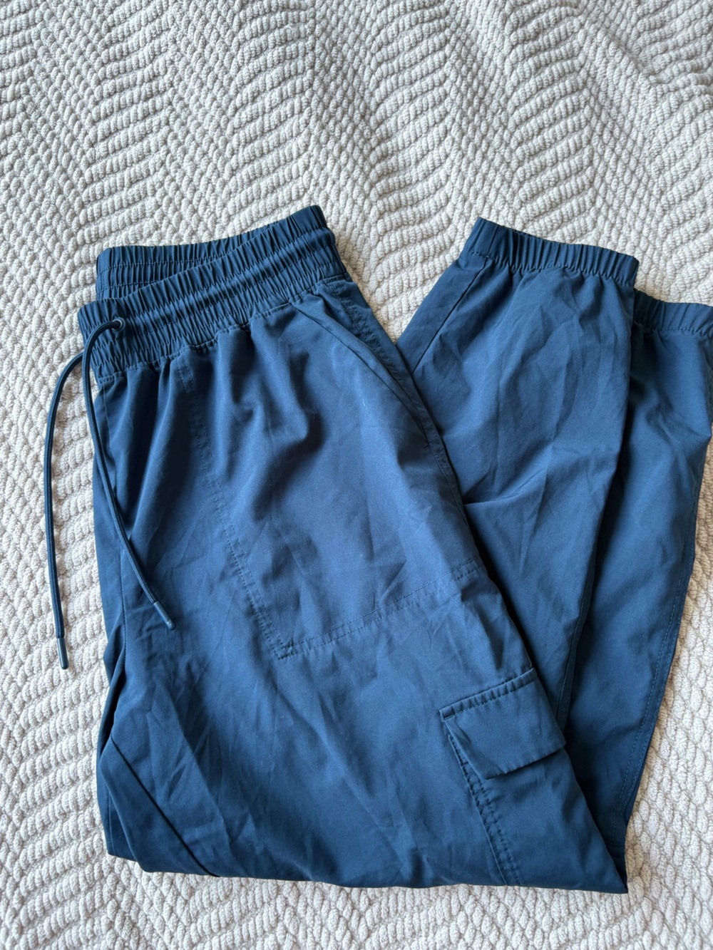Old Navy Navy Blue Drawstring Track Pants